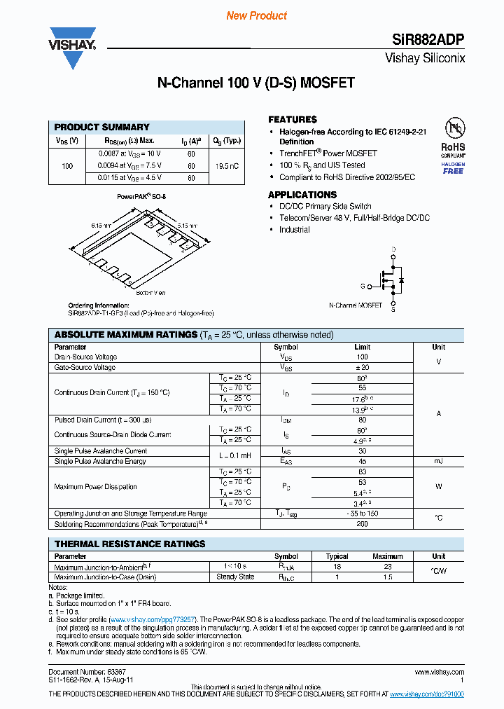 SIR882ADP_3114354.PDF Datasheet