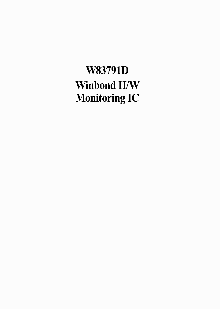 W83791D_3114903.PDF Datasheet