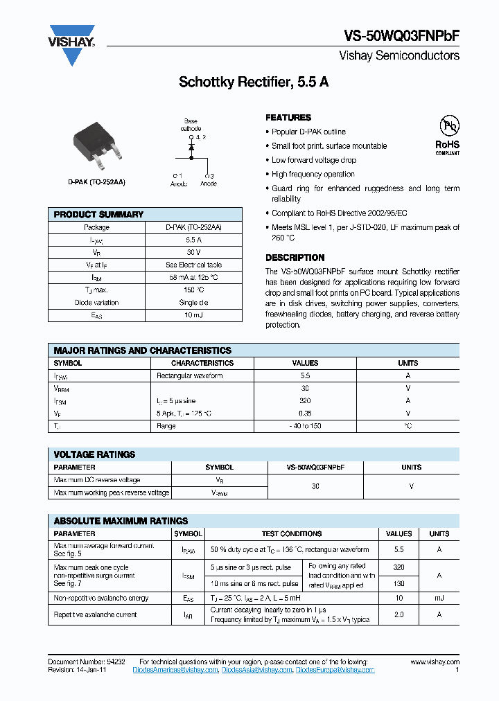 50WQ03FNPBF11_3118150.PDF Datasheet