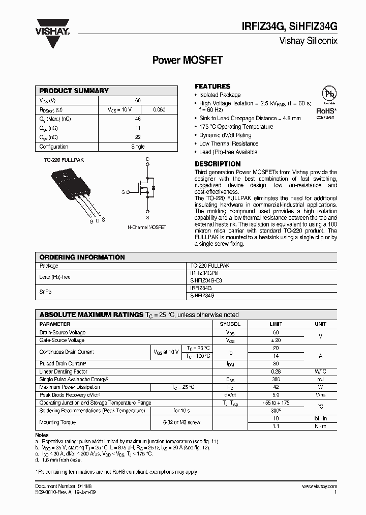 IRFIZ34G09_3121419.PDF Datasheet