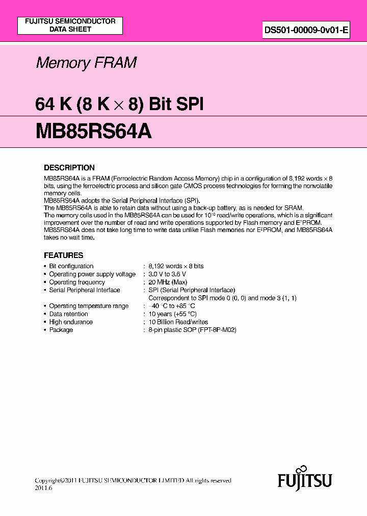 MB85RS64A_3123804.PDF Datasheet