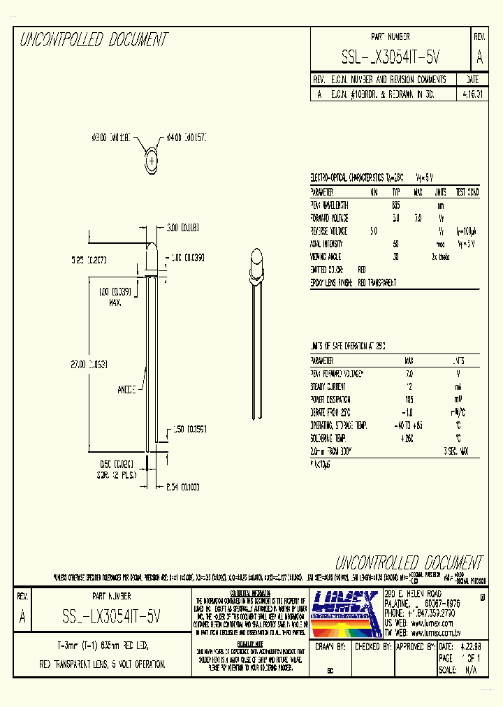 SSL-LX3054IT-5V_3128659.PDF Datasheet