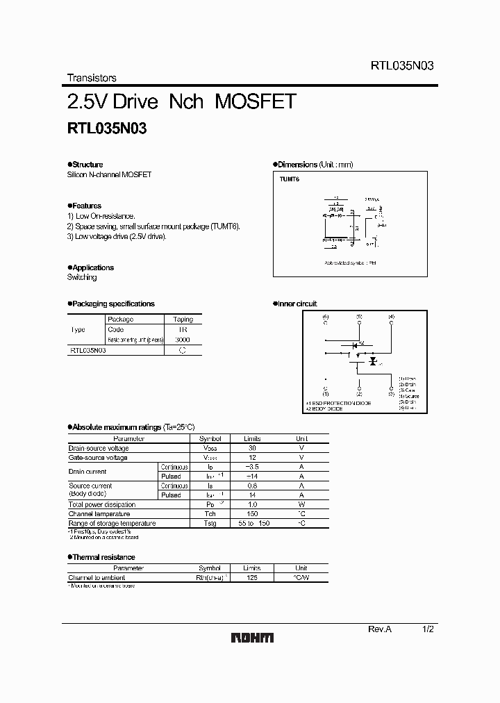 RTL035N0307_3137157.PDF Datasheet