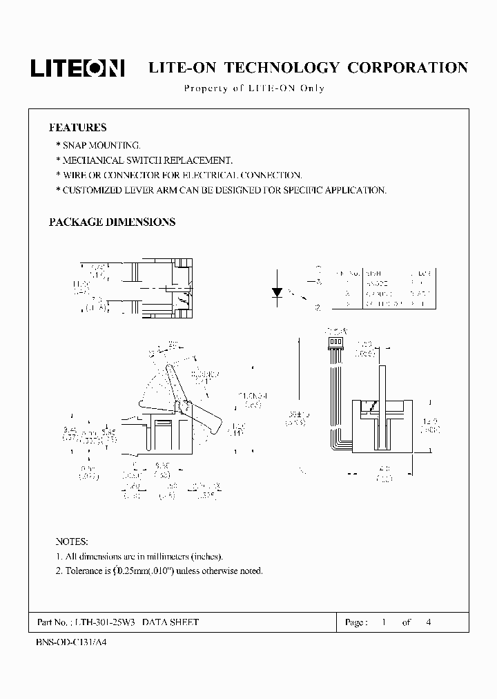 LTH-301-25W3_3164918.PDF Datasheet