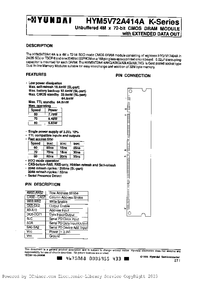 HYM5V72A414ASLTKG-70_3168042.PDF Datasheet