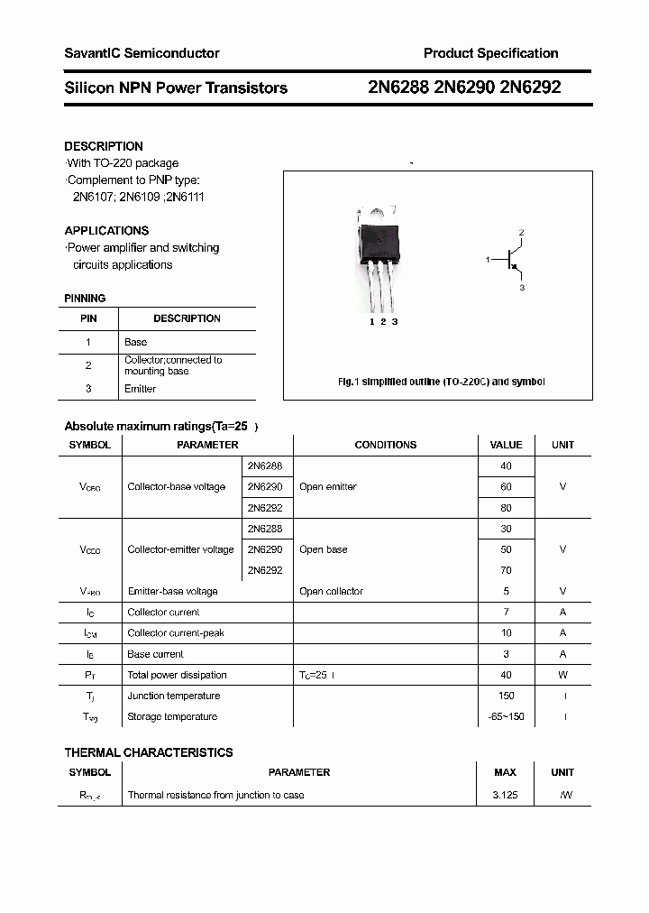 2N6290_3168303.PDF Datasheet