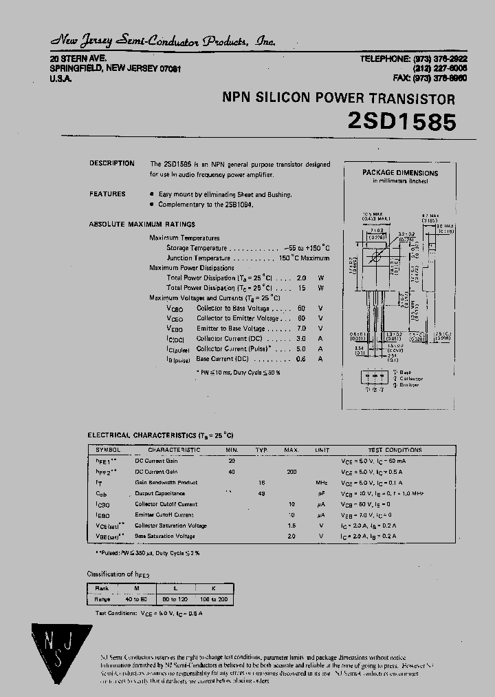 2SD1585_3170238.PDF Datasheet