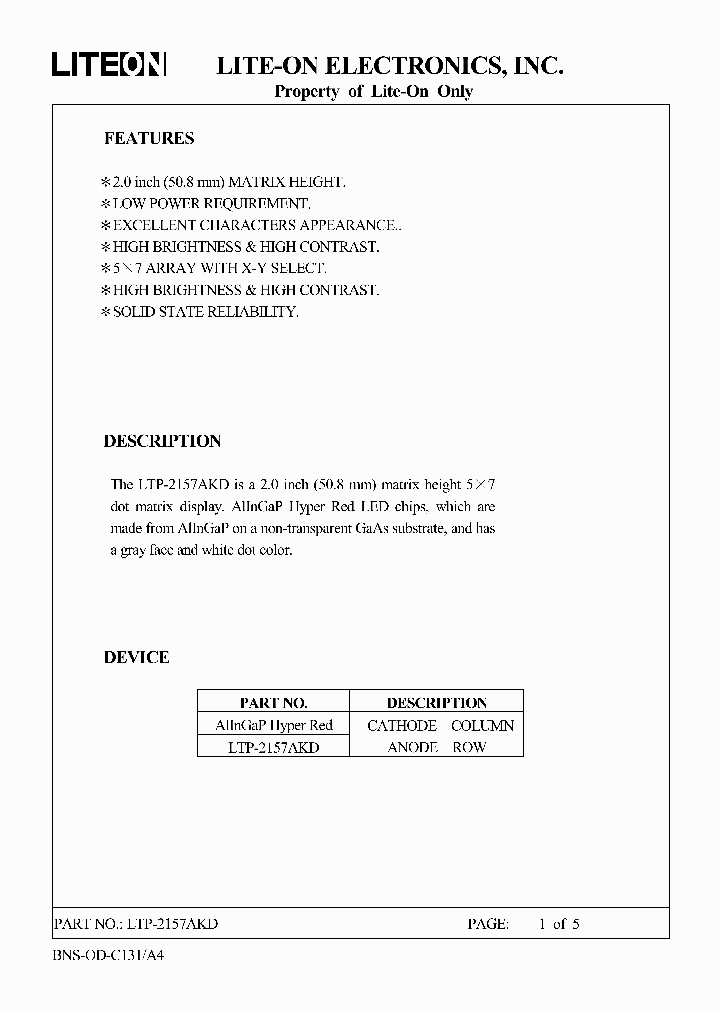 LTP-2157AKD_3173644.PDF Datasheet