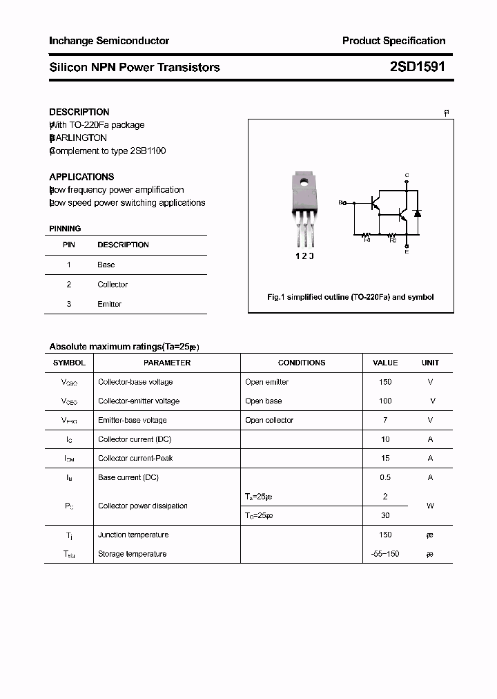 2SD1591_3177960.PDF Datasheet