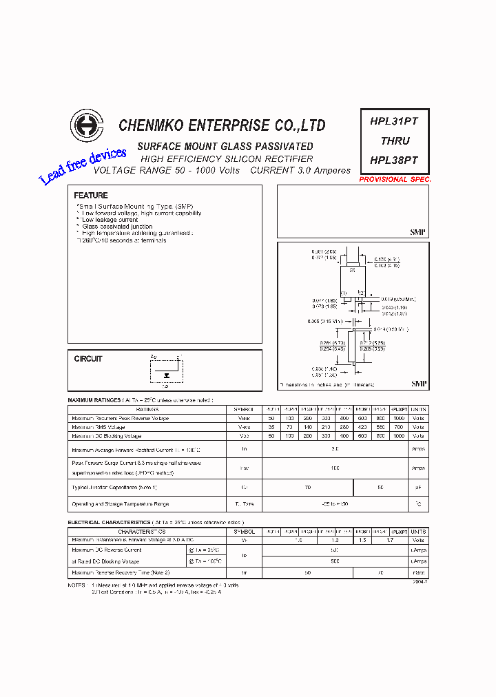 HPL37PT_3178713.PDF Datasheet