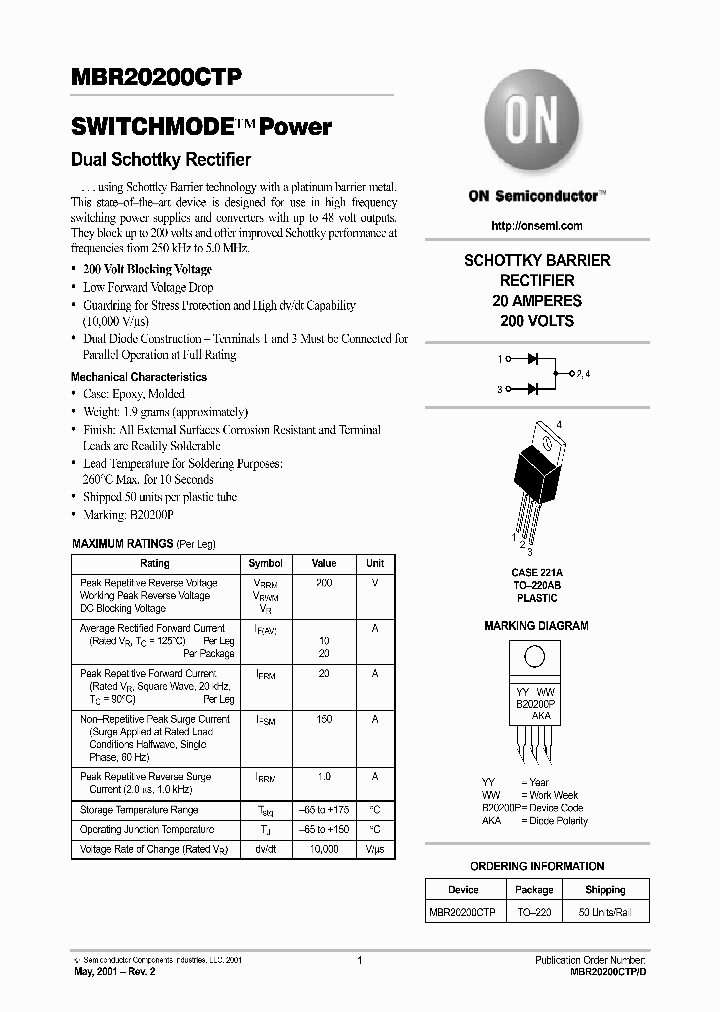 MBR20200CTP-D_3186546.PDF Datasheet