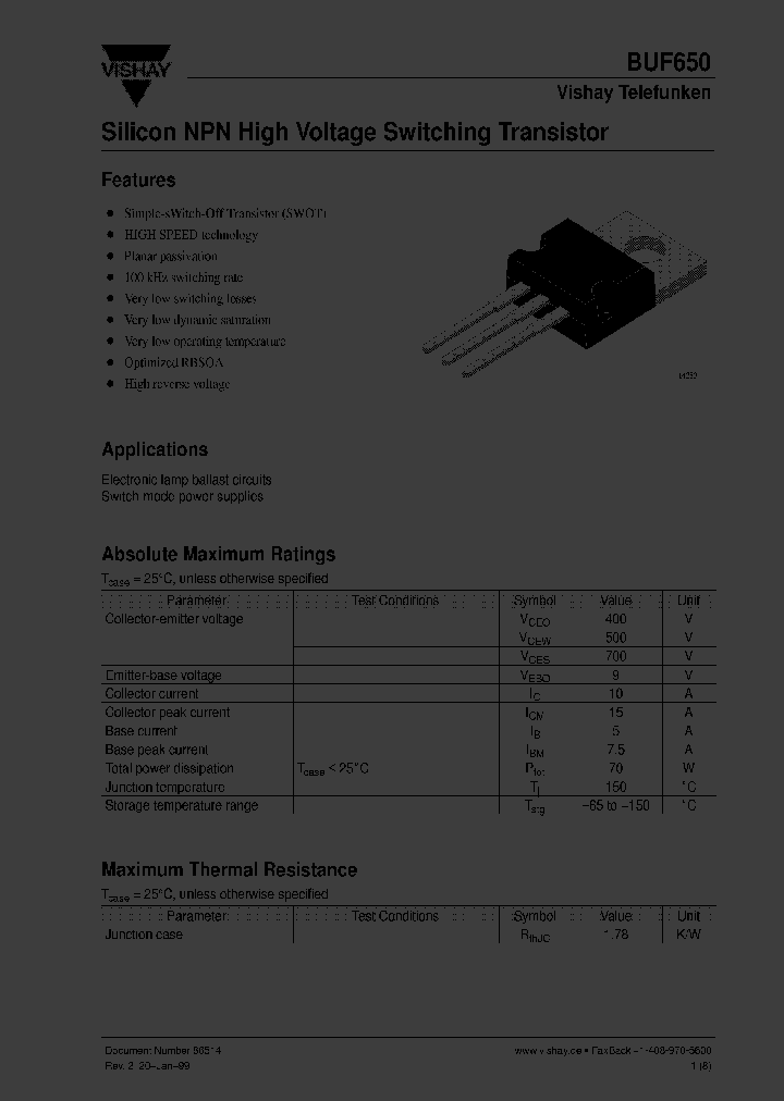 BUF650_3186870.PDF Datasheet