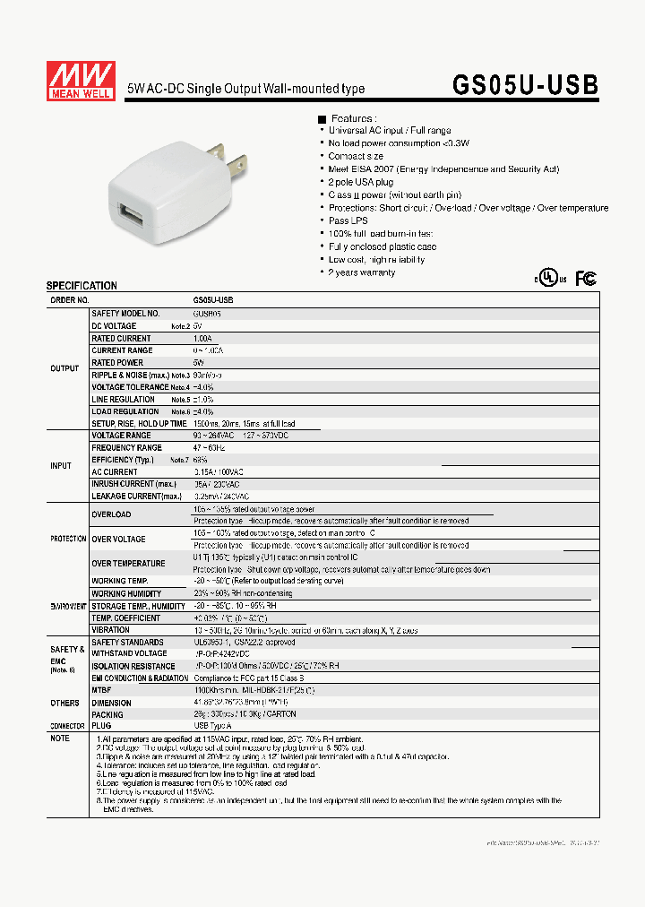 GS05U-USB_3193128.PDF Datasheet