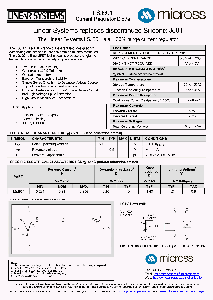 LSJ501SOT-23_3200287.PDF Datasheet