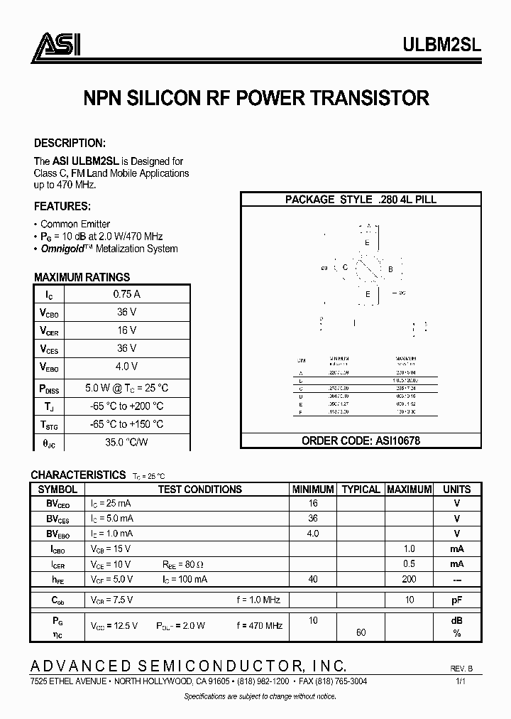 ULBM2SL07_3203888.PDF Datasheet