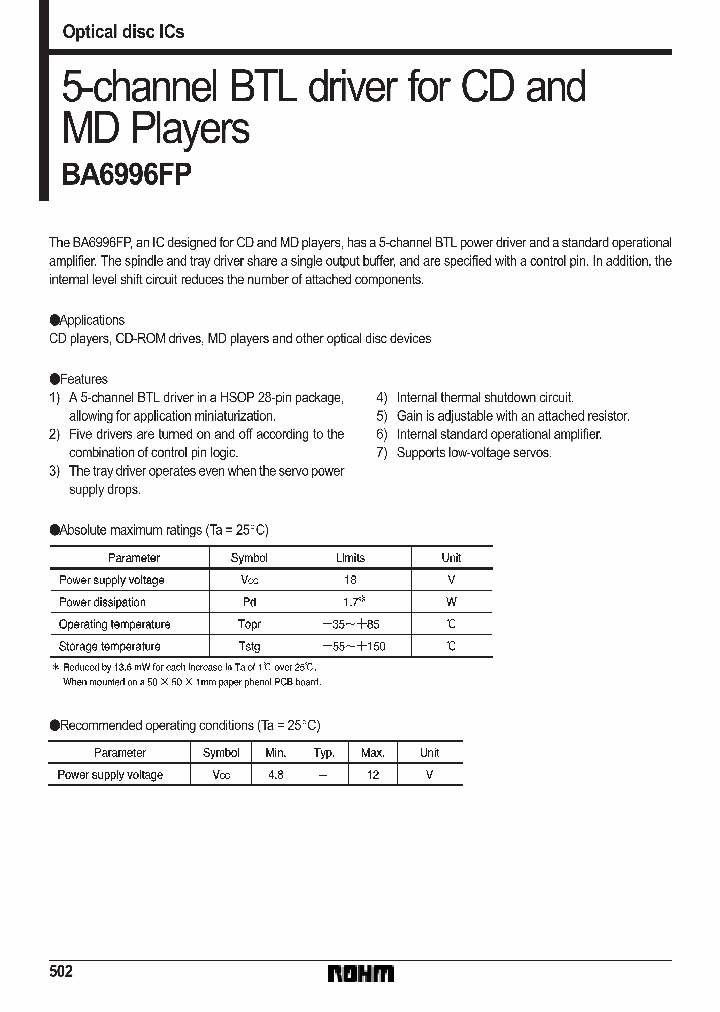 BA6996_3209525.PDF Datasheet