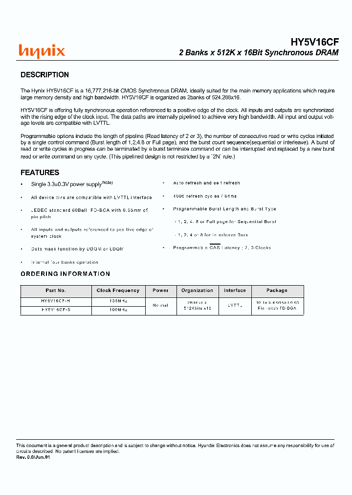 HY5V16CF-S_3217181.PDF Datasheet