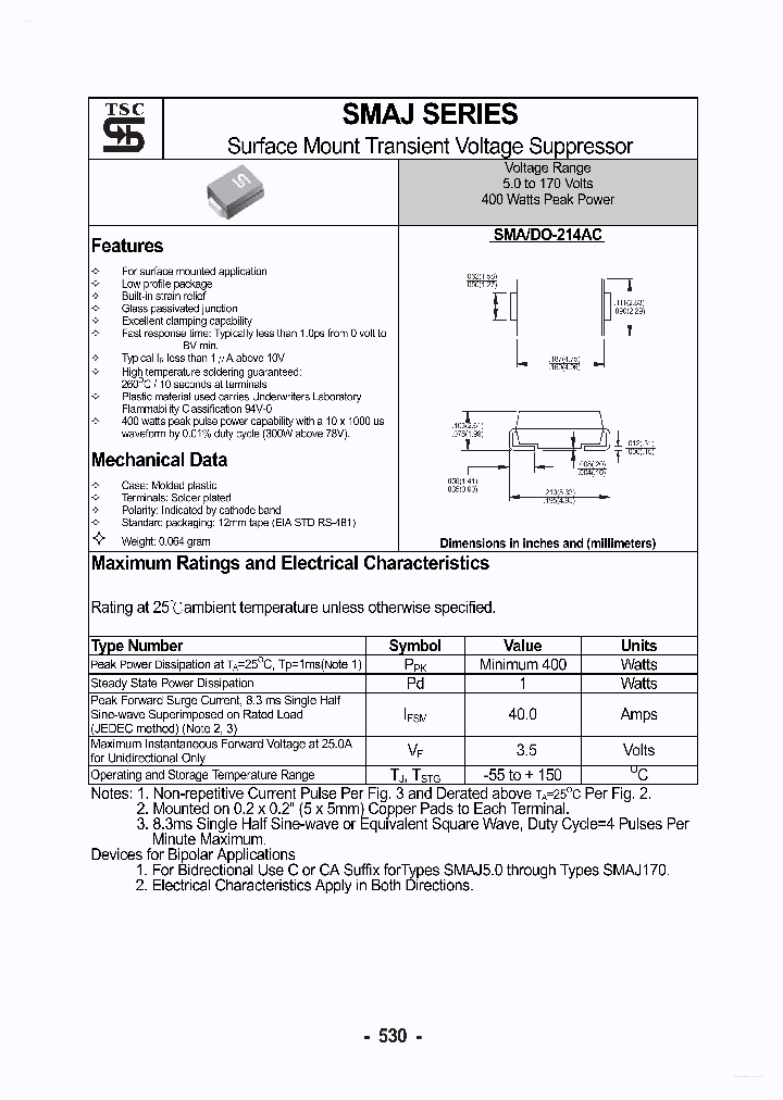 SMAJ20_3228490.PDF Datasheet