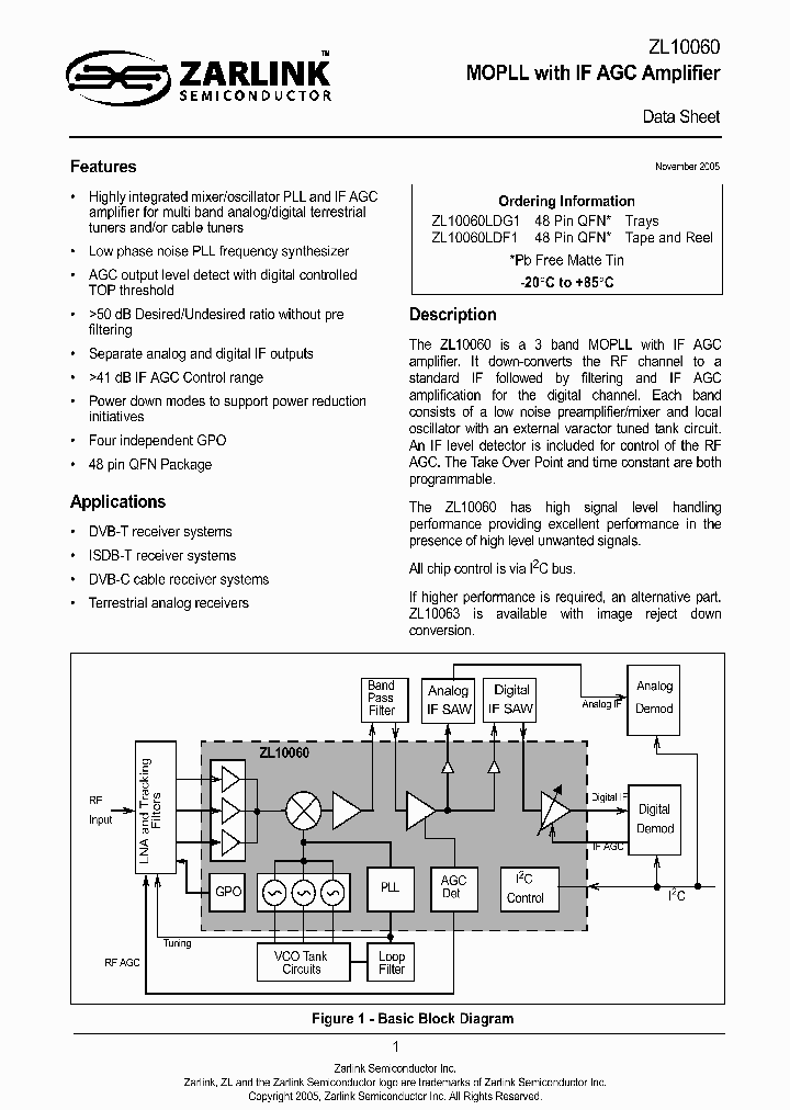 ZL10060LDG1_3233726.PDF Datasheet