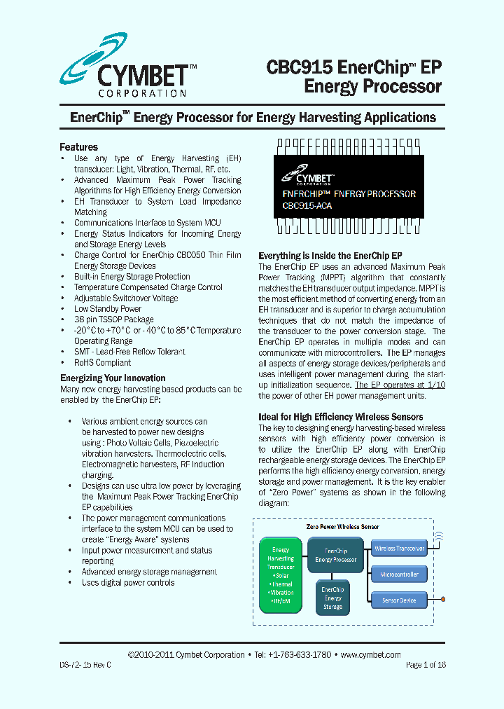CBC915-ACA_3234459.PDF Datasheet Download --- IC-ON-LINE