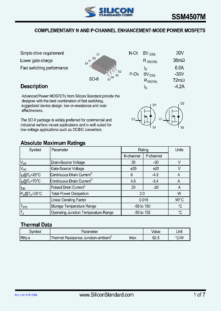 SSM4507M_3242322.PDF Datasheet