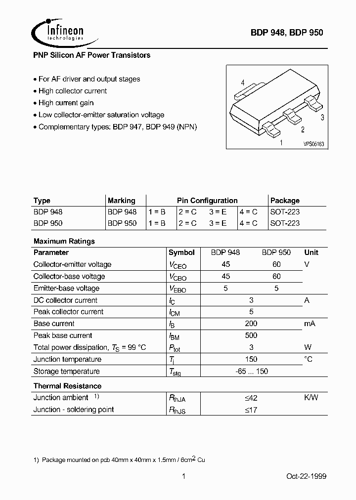 BDP950_3249430.PDF Datasheet