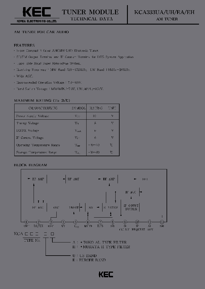 KCA333EH_3264547.PDF Datasheet