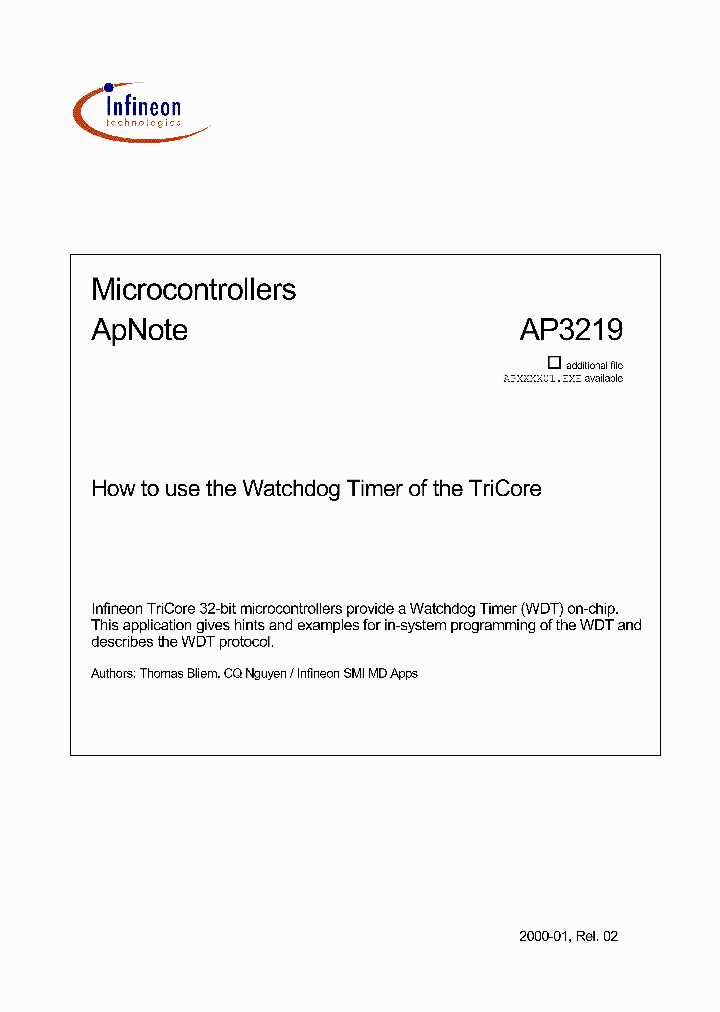 TRICORE_3272140.PDF Datasheet