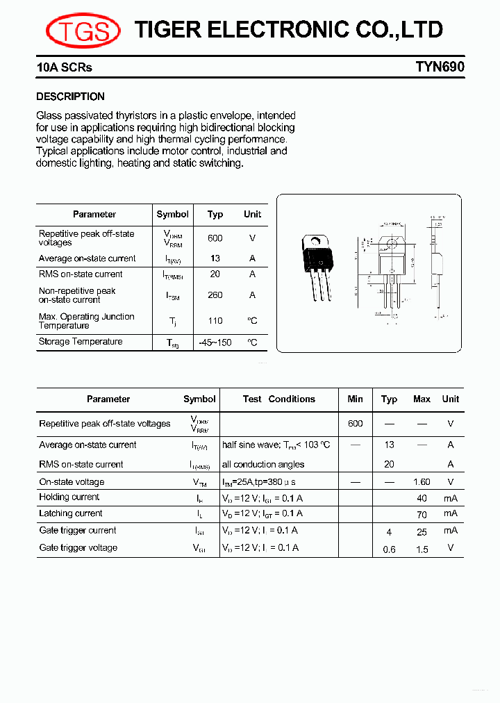 TYN690_3276466.PDF Datasheet