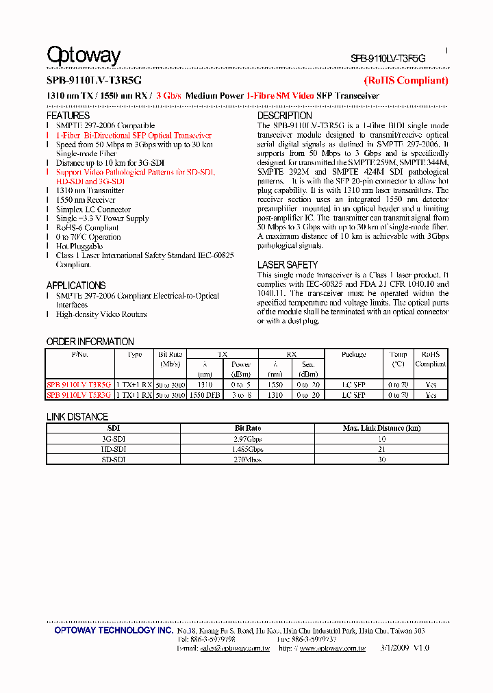 SPB-9110LV-T5R3G_3288000.PDF Datasheet