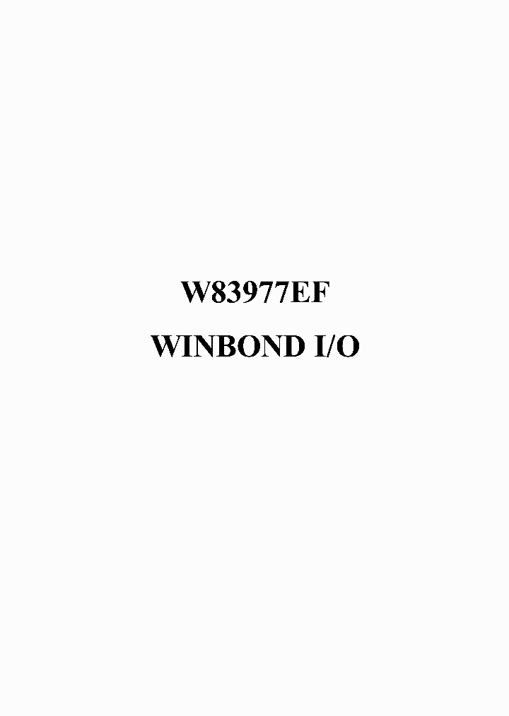 W83977EF-AW_3278778.PDF Datasheet