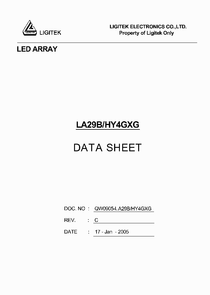 LA29B-HY4GXG_3290677.PDF Datasheet