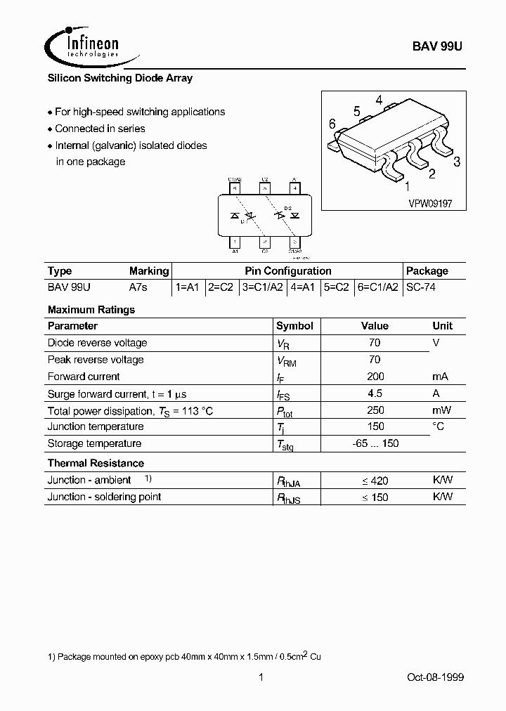 BAV99U_3293674.PDF Datasheet