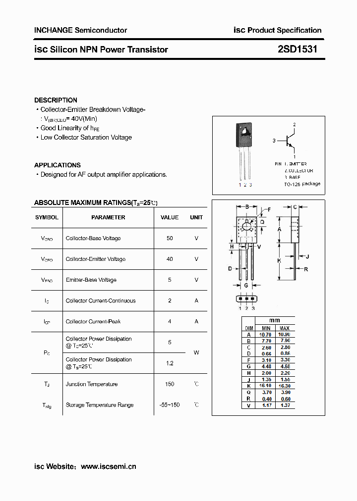 2SD1531_3301858.PDF Datasheet