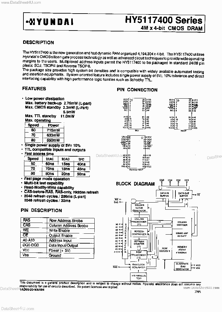 HY5117400_3301675.PDF Datasheet