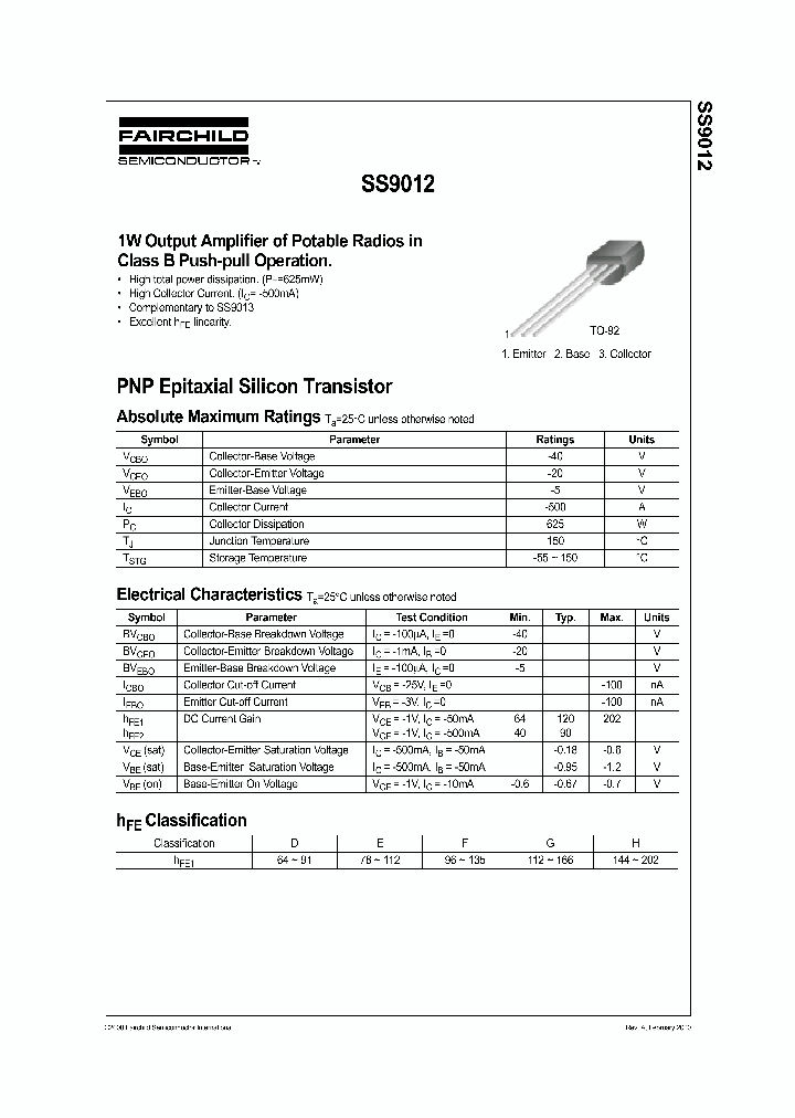 SS9012_3298662.PDF Datasheet