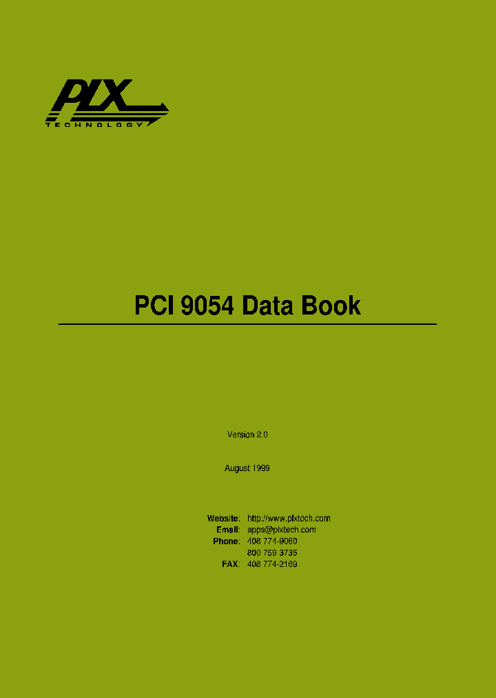 PCI9054AB50PI_3301935.PDF Datasheet