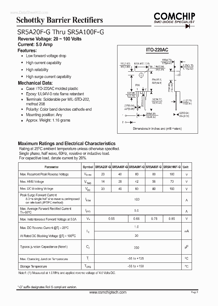 SR5A100F-G_3305324.PDF Datasheet