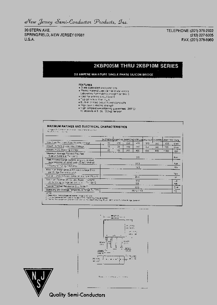 2KBP06M_3306148.PDF Datasheet Download --- IC-ON-LINE