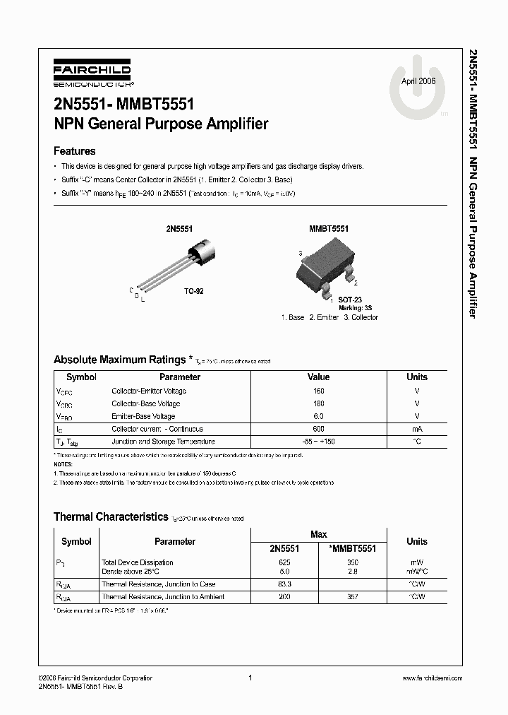 2N5551_3322397.PDF Datasheet