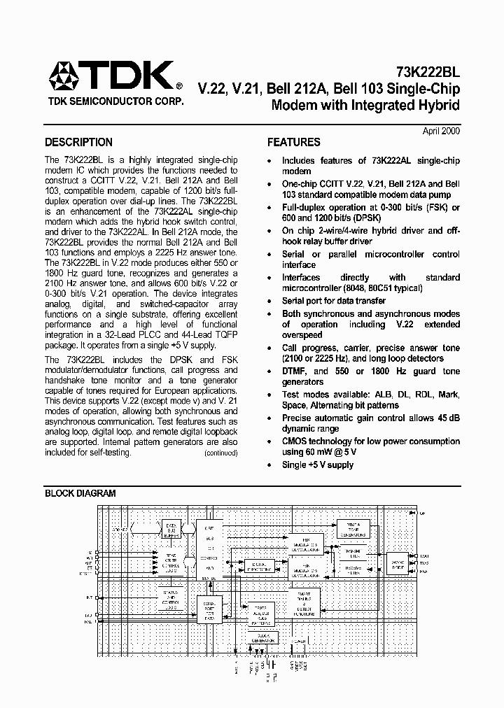 73K222BL-IGT_3325006.PDF Datasheet