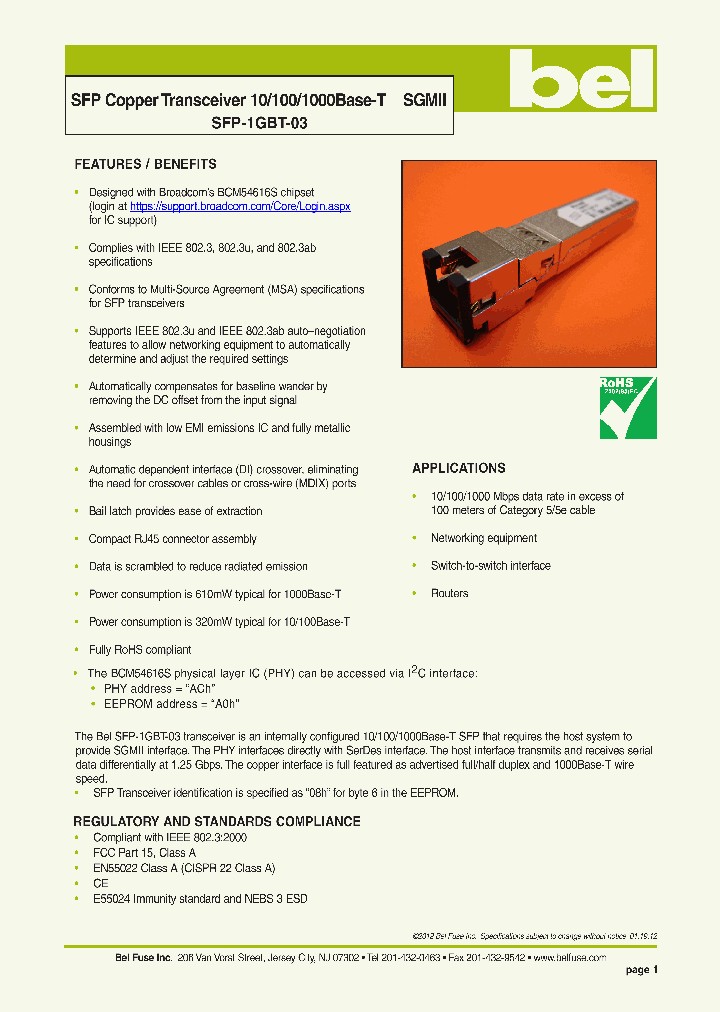 SFP-1GBT-0312_3329471.PDF Datasheet