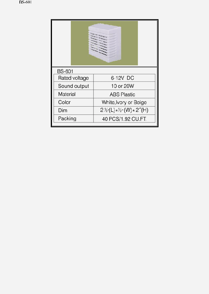 BS-601_3329332.PDF Datasheet