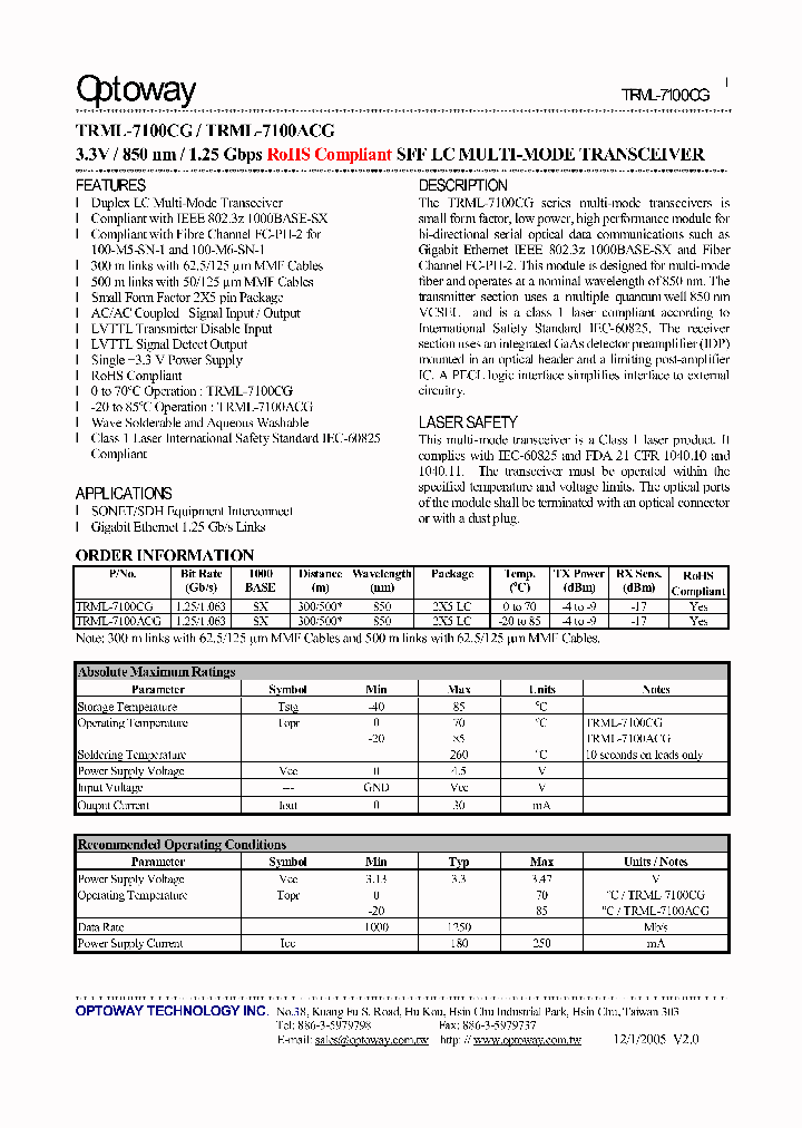 TRML-7100ACG_3346673.PDF Datasheet