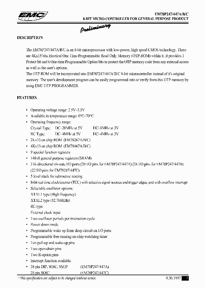 EM78P447A_3360095.PDF Datasheet