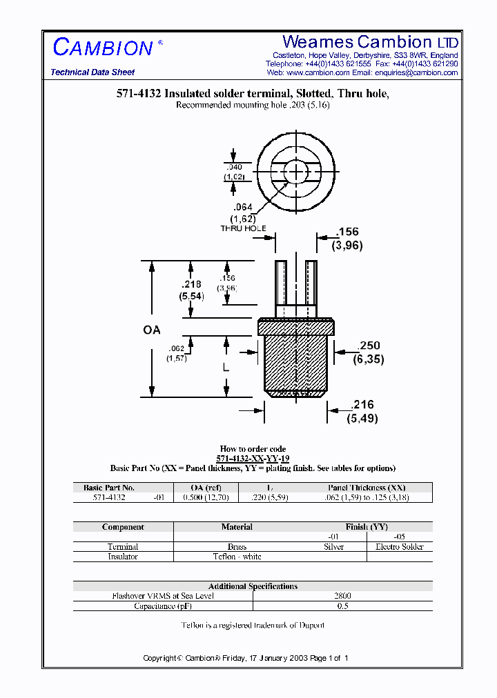 571-4132_3374990.PDF Datasheet