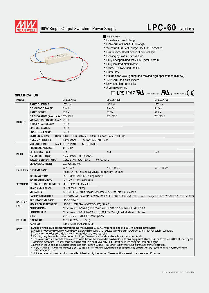 LPC-60-1050_3389230.PDF Datasheet