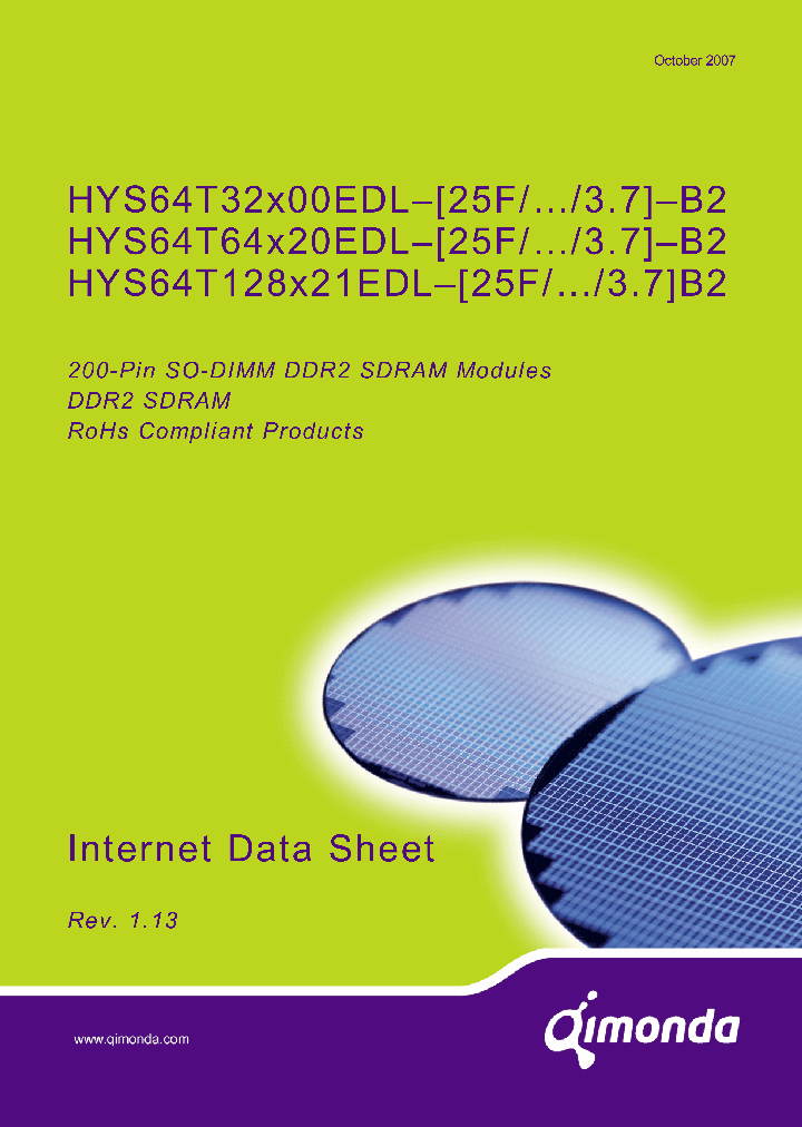 HYS64T32900EDL-25F-B2_3404629.PDF Datasheet