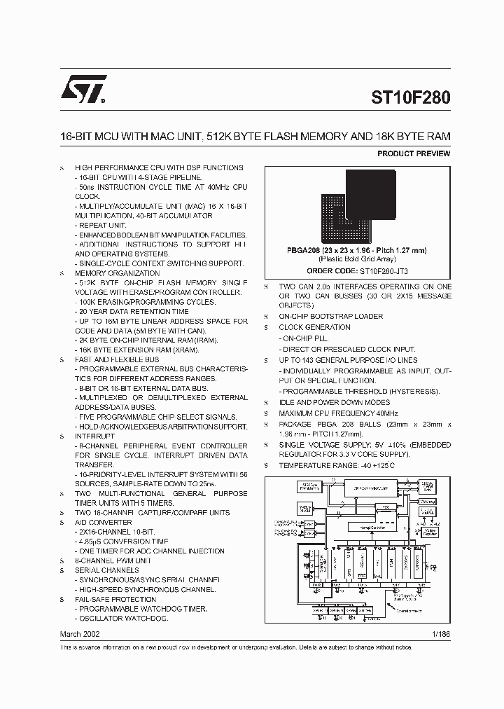 ST10F280_3431348.PDF Datasheet