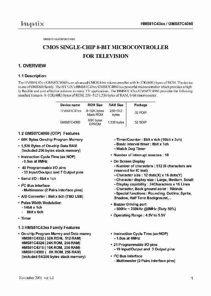 HMS81C43XX_3454500.PDF Datasheet